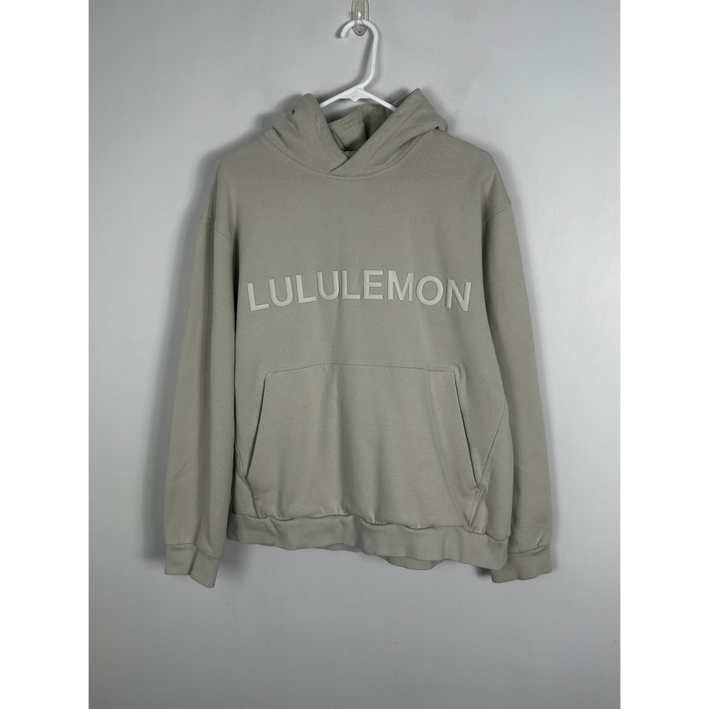 Lululemon Steady State Graphic Hoodie Mens Large Beige From 2024 Fleece LM3ES0S